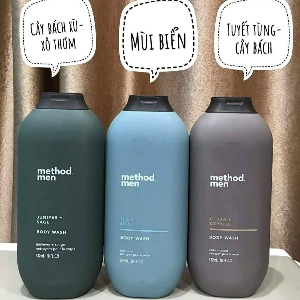Sữa Tắm Method Men Body cho nam của Úc 532ml