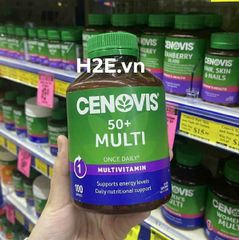 Vitamin Tổng Hợp Cho Người Trên 50 Tuổi Cenovis 50+ Multi Lọ 100 viên