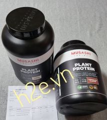 Bột Protein Musashi Plant Protein thực vật Vị SOCOLA lọ 900g