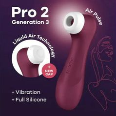 Satisfyer Pro 2 Generation 3 - Máy Mát Xa Kích Thích Âm Vật Với Công Nghệ Thổi Khí Thế Hệ 3 MÀU MẬN ( không có tính năng kết nối với app điện thoại)