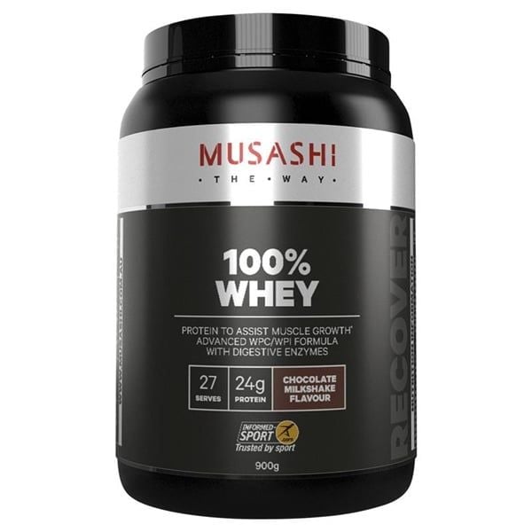 Bột Tăng Cơ Musashi 100% Whey Vị Socola 900g date 10/2025