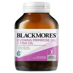 Viên uống tinh dầu hoa anh thảo và dầu cá Blackmores Evening Primrose Oil + Fish Oil của Úc 100 viên