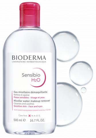 Nước Tẩy Trang Bioderma Crealine H20 Chai Hồng 500ml