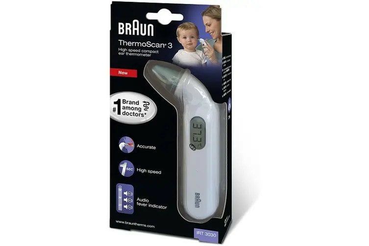 Máy đo nhiệt độ điện tử Braun của Đức