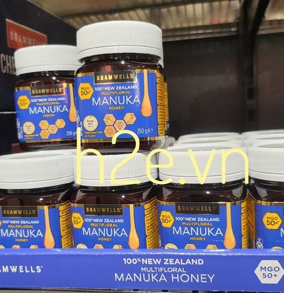 Mật ong manuka Bramwells MGO 50+ hũ 250g