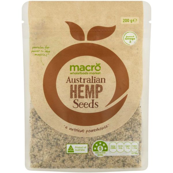 Macro Hemp Seeds - Hạt Cây Gai Dầu Hữu Cơ 200g