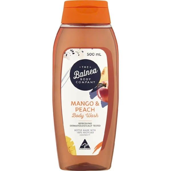 Sữa tắm Balnea Body Wash chai 500 ml - Hương Xoài Đào