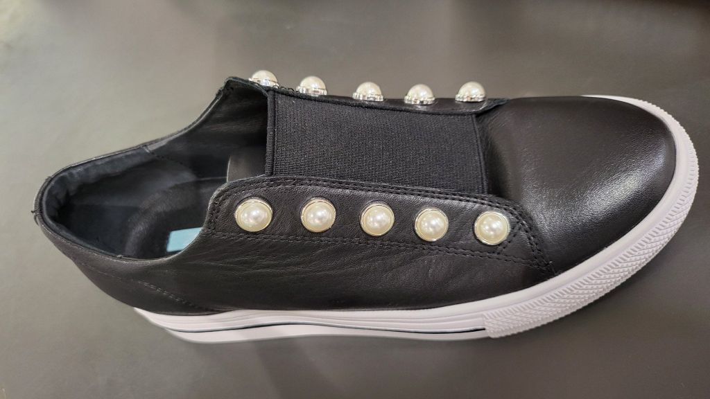 Giày da Ý hiệu Zazou màu đen