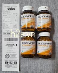 Viên uống bổ sung Vitamin C Blackmores Vitamin C 500 của Úc 120 viên