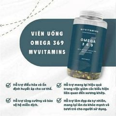 Viên Uống Bổ Sung Omega 3 6 9 My Vitamins lọ 120 viên