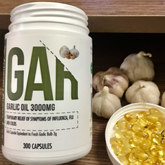 Living Healthy Garlic Oil 3000mg - Tinh Dầu Tỏi Lọ 300 Viên