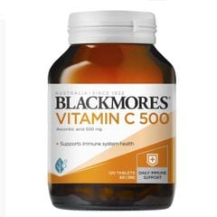 Viên uống bổ sung Vitamin C Blackmores Vitamin C 500 của Úc 120 viên