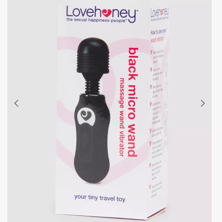 Lovehoney - Máy Rung Cây Gậy Thần Màu Đen