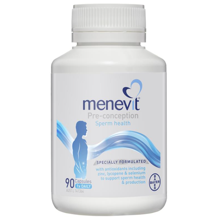 Viên uống cho nam giới Menevit Pre-Conception Sperm Health của Úc 90 viên