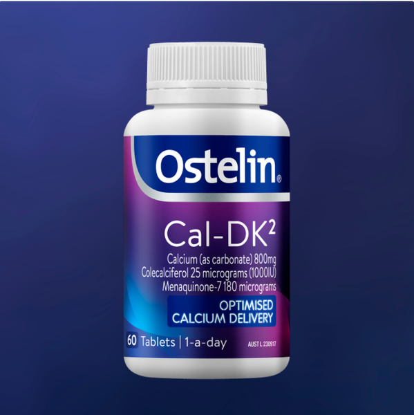 Ostelin Cal-DK2 - Viên Cung Cấp Canxi Tối Ưu Lọ 60 Viên