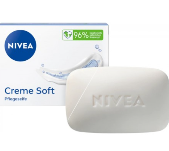Xà phòng tắm Nivea Cream Soft của Đức 100g