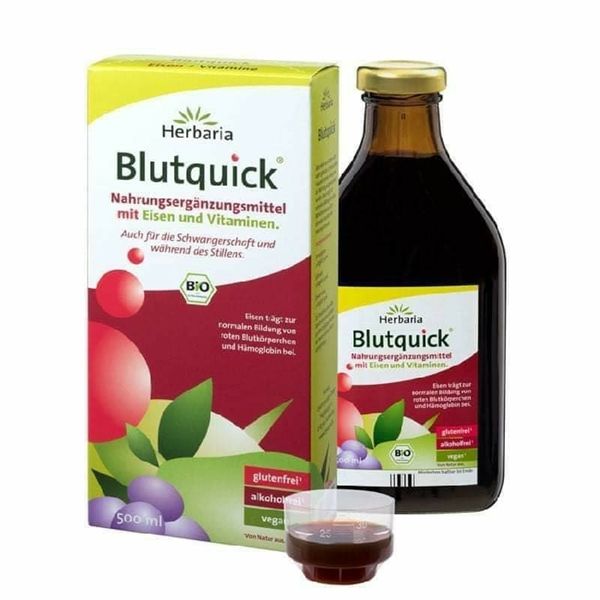 Sắt nước Blutquick Herbaria 250ml của Đức