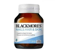 Viên uống hỗ trợ đẹp da, tóc, móng Blackmores Nails Hair & Skin của Úc 120 viên