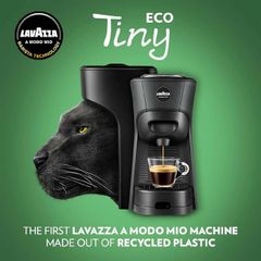 Máy Pha Cà Phê Viên Nén Tiny Eco Lavazza A Modo Mio MÀU ĐEN