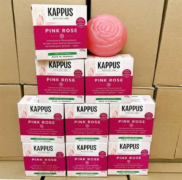 Xà phòng hoa hồng Kappus Pink Rose 125g Đức