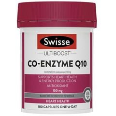 Viên uống hỗ trợ tim mạch Swisse Co Enzyme Q10 150mg của Úc 180 viên