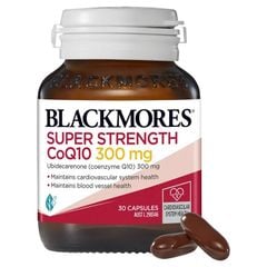 Viên uống hỗ trợ tim mạch Blackmores Super Strength CoQ10 300mg của Úc 30 viên