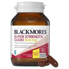 Viên uống hỗ trợ tim mạch Blackmores Super Strength CoQ10 300mg của Úc 90 viên