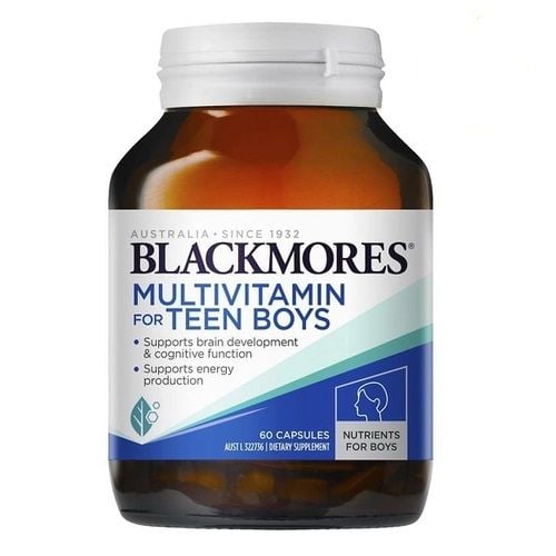 Vitamin tổng hợp cho bé trai tuổi dậy thì Blackmores Multivitamin For Teen Boys của Úc 60 viên