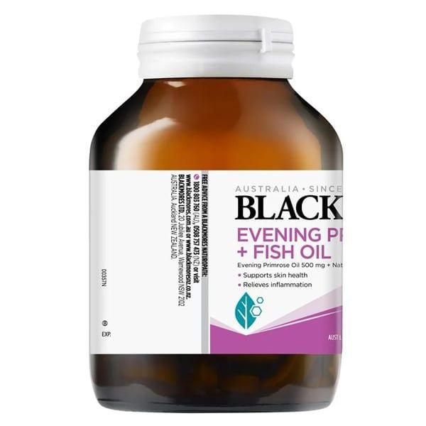 Viên uống tinh dầu hoa anh thảo và dầu cá Blackmores Evening Primrose Oil + Fish Oil của Úc 100 viên