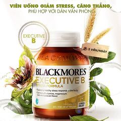 Viên uống hỗ trợ giảm stress Blackmores Executive B Stress Formula của Úc 125 viên
