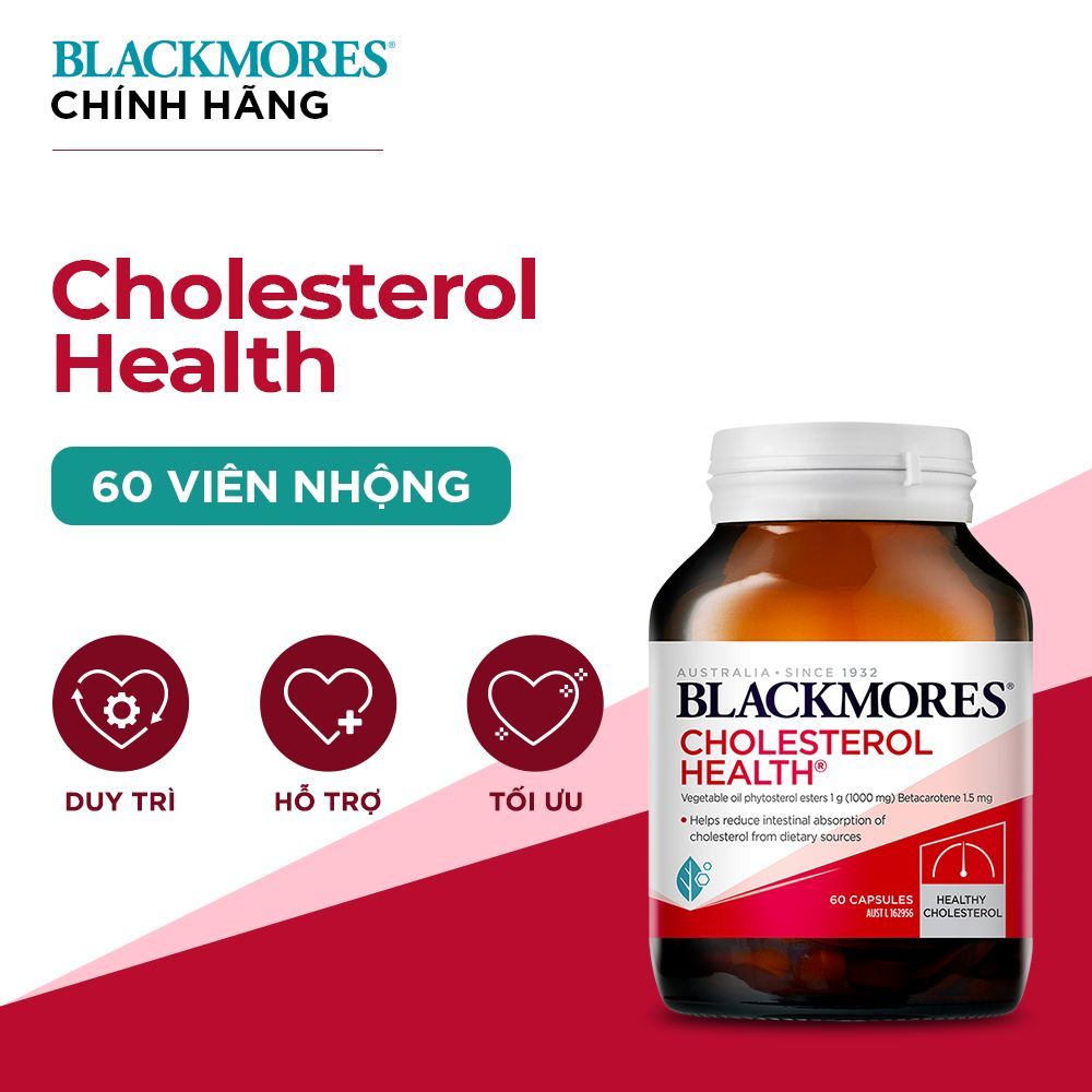 Viên uống Blackmores Cholesterol Health của Úc 60 viên