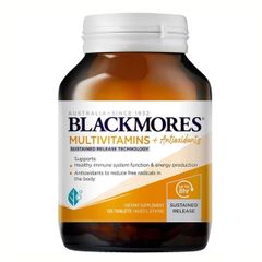 Vitamin tổng hợp hỗ trợ chống oxy hóa Blackmores Multivitamins + Antioxidants Sustained Release của Úc 125 viên