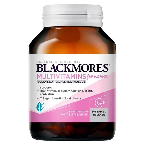 Vitamin tổng hợp cho phụ nữ Blackmores Multivitamin For Women Sustained Release của Úc 90 viên
