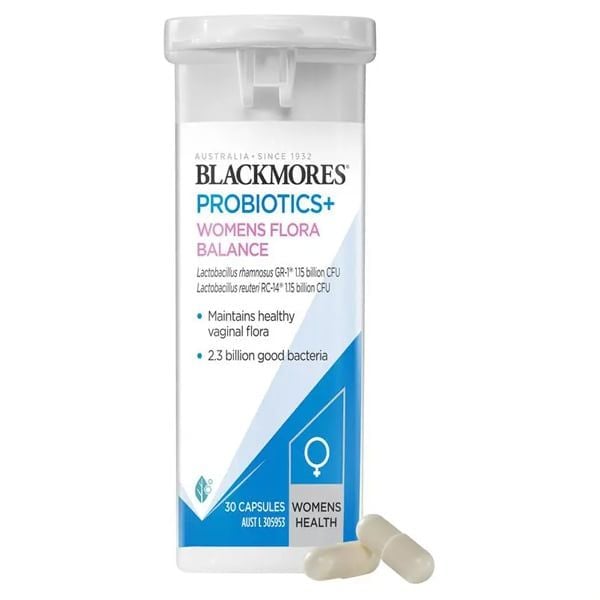 Men phụ khoa Blackmores Probiotics+ Womens Flora Balance của Úc 30 viên