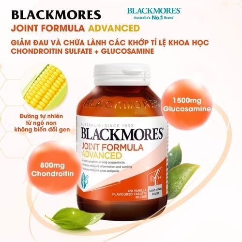 Viên uống hỗ trợ sụn khớp Blackmores Joint Formula Advanced của Úc 120 viên