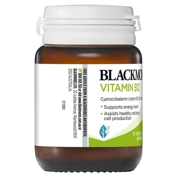 Viên uống bổ sung Vitamin B12 Blackmores Vitamin B12 của Úc 75 viên