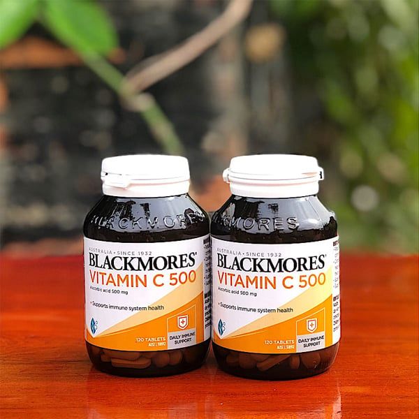 Viên uống bổ sung Vitamin C Blackmores Vitamin C 500 của Úc 120 viên