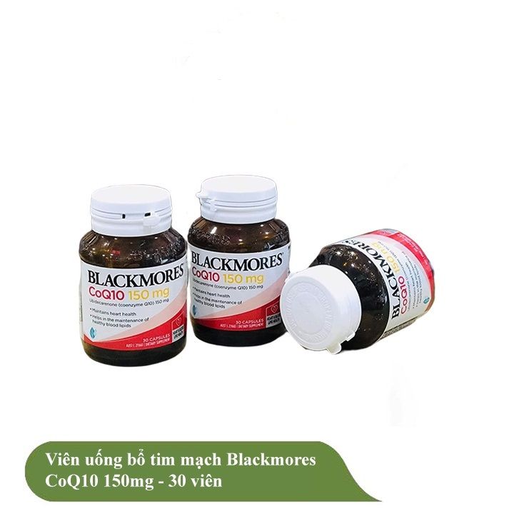 Viên uống hỗ trợ hệ tim mạch Blackmores CoQ10 150mg của Úc 30 viên