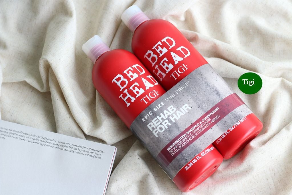 Bed Head Tigi - Cặp dầu gội xả đỏ 750ml