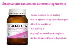 Tinh dầu hoa anh thảo Blackmores Evening Primrose Oil của Úc 190 viên