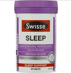 Viên Uống Hỗ Trợ Giấc Ngủ Swisse Ultiboost Sleep lọ 60 viên