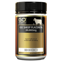 Go Healthy Sheep Placenta 20000mg - Viên Tinh Chất Nhau Thai Cừu Lọ 100 Viên