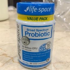 Men Vi Sinh Cho Người Lớn Life Space Broad Spectrum Probiotic Lọ 90 Viên