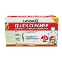 Liệu trình 15 ngày  hỗ trợ thải độc cơ thể Caruso's Quick Cleanse Internal Cleansing Detox Program (15 Day) của Úc
