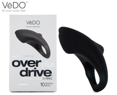 Máy rung kích thích dành cho cặp đôi hiệu VEDO Over Drive màu đen