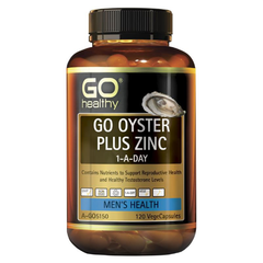 Viên uống tinh chất hàu + kẽm Go Healthy Oyster Plus Zinc của Úc 120 viên