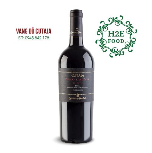 RƯỢU VANG ĐỎ CAO CẤP CUTAJA NERO D’AVOLA