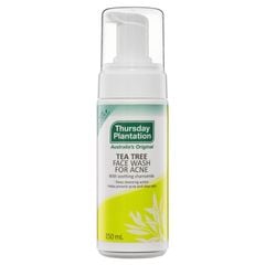 Sữa rửa mặt tạo bọt ngừa mụn Úc Thursday Plantation Tea Tree Face Wash For Acne 150ml