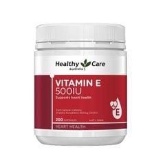 Viên uống Vitamin E Healthy Care 500IU của Úc 200 viên