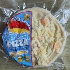 Pizza mini áp chảo Deep Dish Double Cheese - Vị Cheese Bomb kết hợp 4 loại Phomai tuyệt hảo